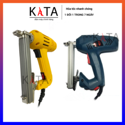 Máy bắn đinh chữ U 1013J dùng điện 220V sử dụng trong xưởng mộc làm bàn ghế, tủ, kệ SBD12