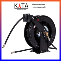 Cuộn dây rửa xe tự rút cao áp 10m/15m/20m – Dây bố thép chịu áp – Đầu nối nhanh 3/8 inch