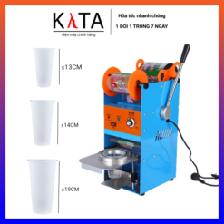 Máy Dập Nắp Ly Bằng Tay Tiện Lợi – Dập Nhanh, Ép Chắc – Dành Cho Quán Trà Sữa, Nước Mang Đi