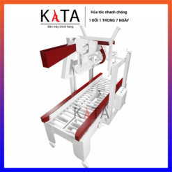 Máy dán thùng carton gấp nắp khí nén một cột YPC6050 – tốc độ cao, dán kín chắc chắn cho dây chuyền đóng gói